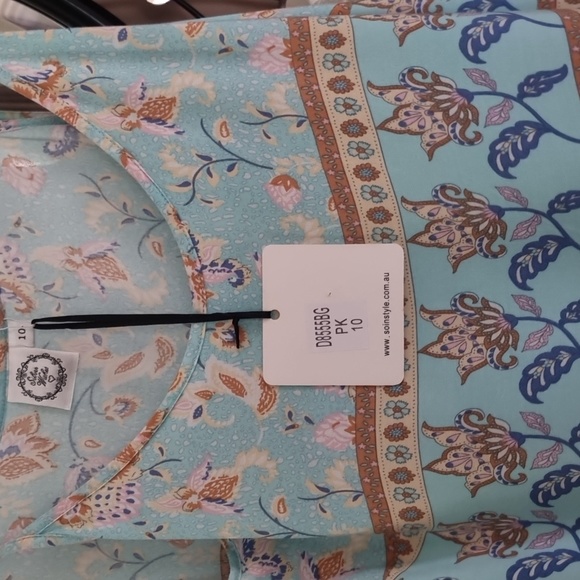 Silver Wishes long strappy dress - Picture 9 of 10